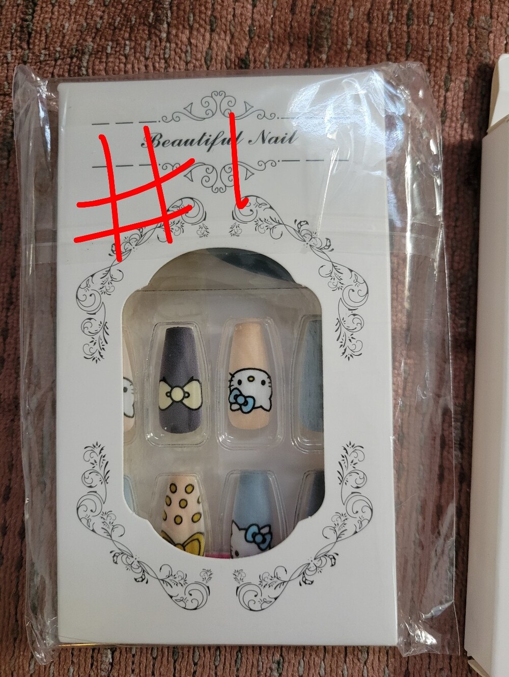 Gorgeous Hello Kitty Press-On Nails- NIB